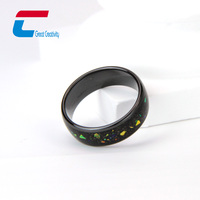 13,56 MHz Programmierbarer NFC Keramik-Ring Zugangskontrolle Intelligenter NFC-Schlüsselring