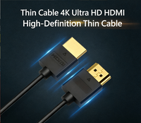 Câble PARAMOUNT en cuivre pur MÂLE-MÂLE pour connexion audio/vidéo 4K 60Hz, gaine en PVC pour moniteurs HDTV et projecteurs, 1,0 m