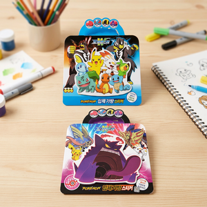 Autocollants 3D en PVC de dessins animés coréens Pokémon Gigantamax pour sacs à dos d'enfants, décoration de papeterie, anime, bulles gonflées, mignons, vente en gros - Product Image 2