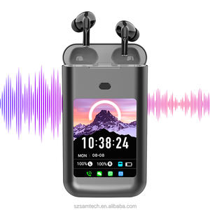 Chargeur portable et <span class=keywords><strong>écouteur</strong></span>s 2-en-1, batterie externe 5000 mAh, <span class=keywords><strong>écouteur</strong></span>s stéréo sans fil intégrés <span class=keywords><strong>avec</strong></span> écran tactile intelligent - Product Image 5