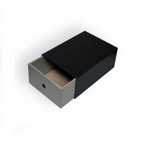 Boîtes d'emballage pour accessoires de mode en carton rigide écologique et recyclable, avec inserts en feuille d'or et laminage mat