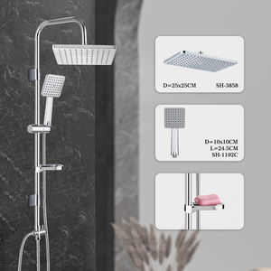 Ningbo Usine Facile À Installer Chrome Complet Grand Top <span class=keywords><strong>Douche</strong></span> Système <span class=keywords><strong>De</strong></span> <span class=keywords><strong>Douche</strong></span> Murale En Acier Inoxydable Salle <span class=keywords><strong>De</strong></span> Bains <span class=keywords><strong>Colonne</strong></span> <span class=keywords><strong>De</strong></span> <span class=keywords><strong>Douche</strong></span> - Product Image 3