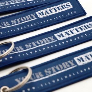 Wholesale Custom Durable Patriotic Veteran Keychain with Metal Ring <b>for</b> US Veteran Nonprofit Giveaways - Product Image 3