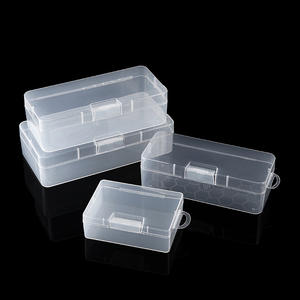 Mini boîte de rangement transparente en PP avec couvercle, organisateur de bureau rectangulaire, conteneur en plastique pour pièces, échantillons, emballage, fabriqué au Zhejiang - Product Image 2