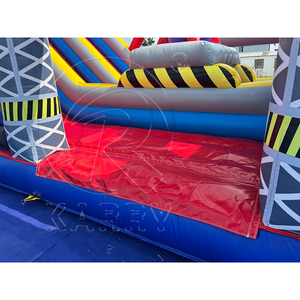 Không gian phiêu lưu PVC Inflatable nhảy lâu đài nhà bị trả lại tên lửa MOONWALK Inflatable Bouncer lâu đài <span class=keywords><strong>bouncy</strong></span> với Slide Combo - Product Image 5