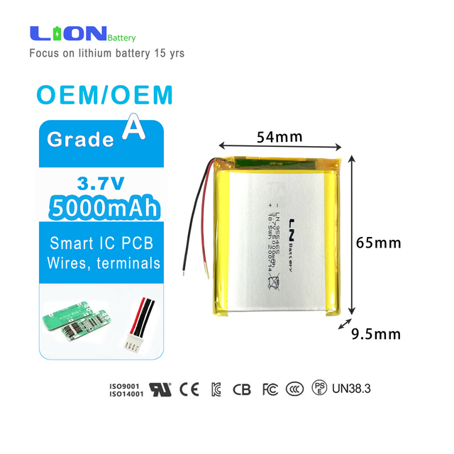 Lithium Ion Batteries 5Ah Baterie 3.7V Li-Ion Rechargeable Battery Lipo Batteries for Drone