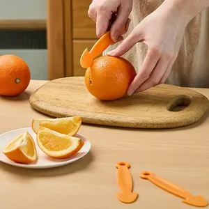 Vente en gros 1 pièce Éplucheurs multifonctionnels d'orange, citron et pamplemousse, outil à fruits simple, pour une utilisation sûre et des mains propres - Product Image 6