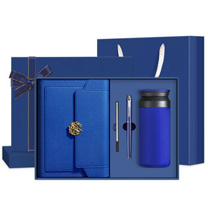Coffret cadeau pour carnet de notes A5, ensemble de produits marketing, stylos en métal personnalisés, activités d'entreprise, tasse thermos, ensemble de cadeaux d'affaires promotionnels - Product Image 1