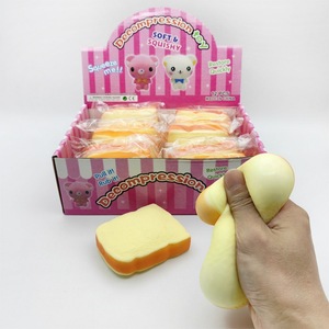 Juguete Blandito de Pan Tostado, Juguete Antiestrés de TPR de Rebote Lento, Regalo para Niños y Adultos - Product Image 1