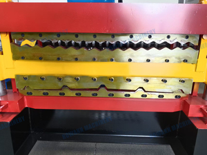 Máquina Formadora de Rollos de Lámina Metálica para Techos de Doble Capa, Perfil Ondulado 828 y Fabricación de Perfil Trapezoidal - Product Image 3