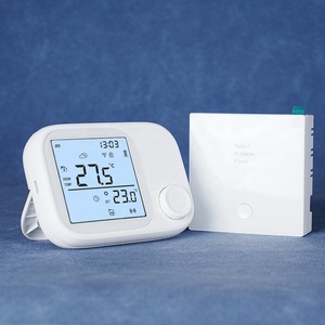 Thermostat d'ambiance sans fil, maison intelligente, Wifi, Tuya, commande vocale, réglable, programmable, régulateur de température pour <span class=keywords><strong>chauffage</strong></span> au sol - Product Image 6