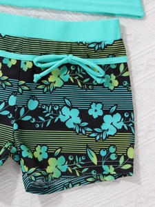 ชุดว่ายน้ำแทนกินี่6-14 2ชิ้นสำหรับเด็กผู้หญิงชุดว่ายน้ำเสื้อท่อนบนพร้อมก้นสูทชุดชายหาดชุดว่ายน้ำออกแบบได้เองพร้อมโลโก้สำหรับภาพสระว่ายน้ำชายหาด - Product Image 3