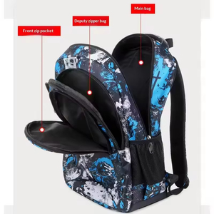 Custom logo New Outdoor Sports Travel Leisure Back Pack Oxford <b>Waterproof</b> Camouflage Schoolbag Bagpack <b>School</b> Student <b>Backpack</b> - Product Image 3