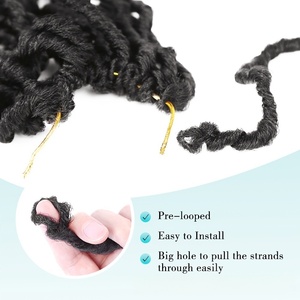 Nuove Trecce Finte Nu Faux Locs da 36 Pollici, Capelli Morbidi per Intrecciare, Pre-Intrecciati, Ricci Estesi per Donne - Product Image 4