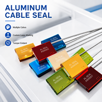 Sello de Seguridad de Alambre de Aleación de Aluminio Resistente a la Corrosión ST-CS-HJ1 para Remolques de Camiones y Jaulas de Almacén