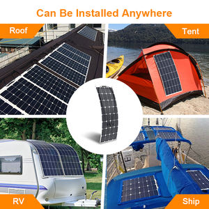 Panel de techo de caravana, autobús Rv, balcón, placa Solar, barco, Panel Solar, coche de Golf marino, yate, autocaravana, camión, uso, Panel Solar Flexible - Product Image 6