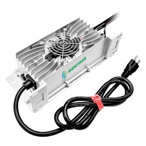 Chargeur industriel 24V 30A IP67 pour batteries LiFePO4 et plomb-acide avec indicateur LED de verrouillage pour plateforme élévatrice électrique - Product Image 1