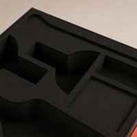 Coffret Cadeau Premium pour Cocktails en Boîte en Carton Écologique avec Couvercle et Base, Emballage Cadeau Personnalisé avec Insert Profond en EVA