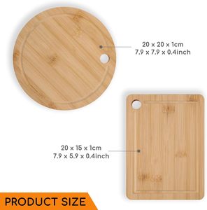 Planche à découper en bambou, non toxique, inodore, incolore, utilisée pour couper les <span class=keywords><strong>l</strong></span>égumes et les fruits - Product Image 6