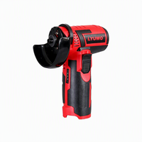 Meuleuse d'angle sans fil à moteur sans balais avec interrupteur à gâchette et batterie 1,5 Ah pour usage en atelier, protection de sécurité incluse