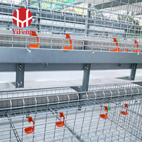 Cage d'élevage de poussins de type A, système de cage d'élevage galvanisée, adapté à l'élevage de poussins, équipement d'élevage de poulets pour ferme, fournisseur