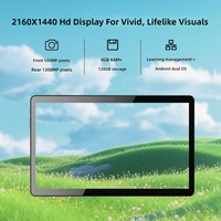 Tablette Android 4G personnalisée en usine, écran ultra-clair de 13 pouces, grand écran, dispositif d'apprentissage intelligent protecteur des yeux pour tous les sujets