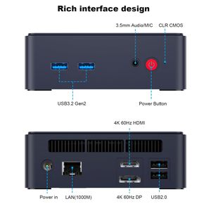 AK10 Pro Win11 12th Intel N100 16GB DDR4 SSD ขนาด512 GB สำหรับการคำนวณแบบพกพา - Product Image 2