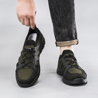 Chaussures décontractées à plateforme en maille respirante rétro pour femmes et hommes, légères, amortissantes, à semelle épaisse, à enfiler, grande taille