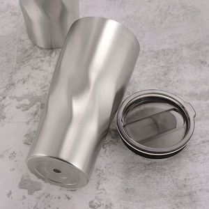 Custom Logo 30 oz 20 oz Beer Stainless Steel <b>Double</b> <b>Wall</b> Twisty Tumbler Insulated Vacuum 20oz 30oz Travel Coffee Mug with Lid - Product Image 6