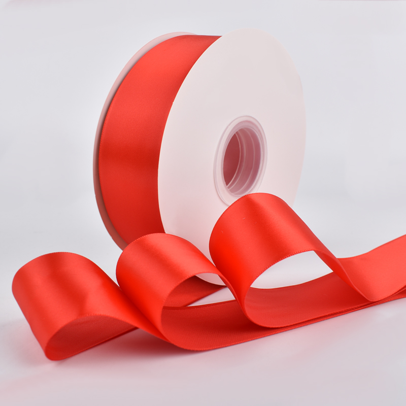Wholesale 100% Polyester Satin Ribbons 4cm 100yard Ribbon Roll Mix Colors Webbing Decoration Gift Christmas Ribbons