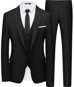 Vêtements pour hommes Fabricant de costumes pour hommes Veste Nouveau style 2026 Vente en gros Ensemble de costumes d'affaires 3 pièces Costumes de <span class=keywords><strong>mariage</strong></span> - Product Image 1