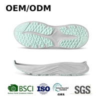 Semelles de chaussures en TPR MD en gros, légères et respirantes, pour la course, le jogging, l'entraînement sportif, les baskets pour hommes