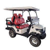 Carrito de Golf Eléctrico de Lujo de 3-4 Plazas, Cómodo, con Batería de 48v 72v, Personalizado, Todoterreno, Precio de Fábrica