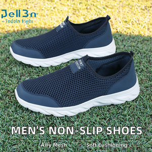 Zapatos Planos Casuales Ligeros y Transpirables para Hombre, Antideslizantes, con Punta Cerrada, Material Superior de Microfibra, Forro de Malla, para Primavera y Otoño - Product Image 3