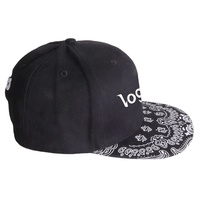 Casquettes de baseball à visière plate en coton 100% personnalisées avec broderie de logo de feuille, de haute qualité, 6 panneaux, impression de votre logo, vente en gros