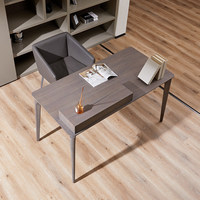 Bureau en bois moderne et simple de style italien pour l'étude et l'utilisation d'un ordinateur