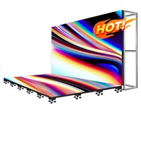 Système de projecteur de dalles de sol interactives numériques pour mariage, intérieur/extérieur, écran vidéo LED, garantie 5 ans