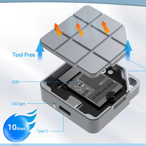 MAIWO OEM Mini alüminyum 2230 NVMe/SATA M.<span class=keywords><strong>2</strong></span> SSD muhafaza yeni tasarım USB C tipi harici sürücü kabuk durumda kutu muhafaza - Product Image 2