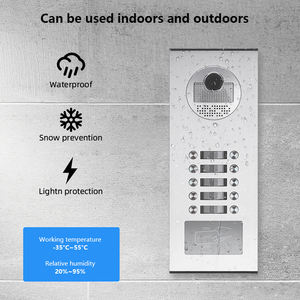 समर्थन ट्या ऐप वाइफी विजुअल इंटरफोन डोर घंटी 7 इंच <span class=keywords><strong>10</strong></span> बटन स्मार्ट वीडियो डोरबेल इंटरकॉम सिस्टम स्मार्ट सुरक्षा सिस्टम - Product Image 5