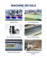 Machine de découpe automatique CNC à couteau vibrant pour tissus, tissus imperméables, bâches, toile et film automobile