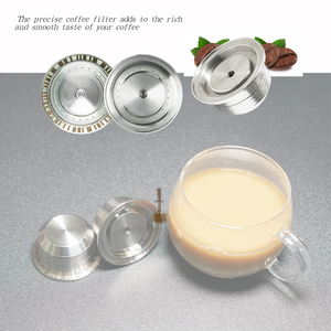 Juego de 3 <span class=keywords><strong>Cápsulas</strong></span> de <span class=keywords><strong>Café</strong></span> Vacías de Acero Inoxidable para Vertuoline, Filtro de <span class=keywords><strong>Café</strong></span> Recargable de 230 ml, Filtros de <span class=keywords><strong>Café</strong></span> Reutilizables - Product Image 4