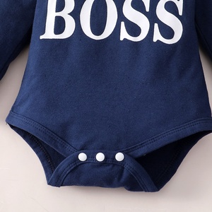 Conjunto de 2 piezas para bebé recién nacido, mono con capucha de manga larga, pantalones, estampado personalizado, ropa de algodón, botones a presión, para verano - Product Image 5