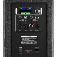 Système de sonorisation PA professionnel actif de 15 pouces, Bluetooth TWS, haut-parleur amplifié bi-amplifié avec DSP pour scène, concert, événement