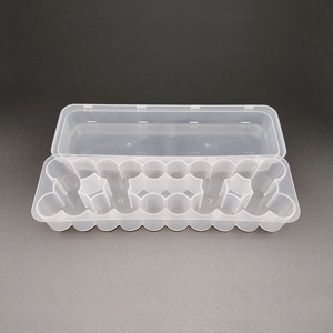 Caja de Almacenamiento para Viales de Plástico de 3 ml y 24 Celdas, Organizador de Muestras de Alta Capacidad para Laboratorios Farmacéuticos e Instalaciones de Investigación Cosmética - Product Image 2