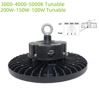 Lampe industrielle et minière en forme d'OVNI, haute baie étanche et anti-poussière, lampe de soucoupe volante LED pour éclairage de plafond en usine