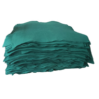 100% laine mérinos teinte verte 1-3mm doublure d'anneau matériau en feutre absorbant les chocs tissé écologique pour l'emballage de bijoux