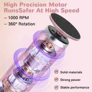 Raspador Eléctrico 2 en 1 <span class=keywords><strong>de</strong></span> Alta Calidad para Pies, Herramienta <span class=keywords><strong>de</strong></span> Manicura y Pedicura con Mango Largo, Removedor <span class=keywords><strong>de</strong></span> Callos y Piel Muerta <span class=keywords><strong>de</strong></span> Acero Inoxidable - Product Image 3