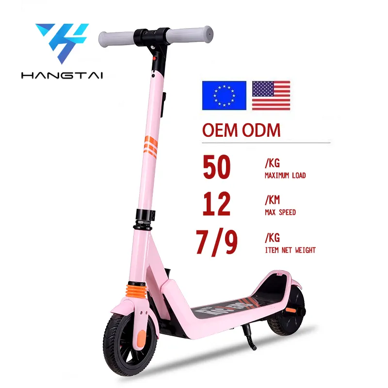All-aluminum alloy Folding Portable Pro Adult Scooters With Rear Tail Mini Ambient Light Electric Scooter