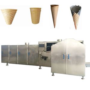 Máquina eléctrica para hacer conos de gofres, máquina eficiente de procesamiento de alimentos para línea de producción de helados - Product Image 4