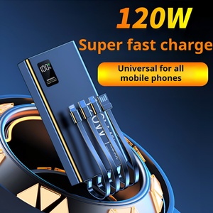 20000 mA <span class=keywords><strong>power</strong></span> <span class=keywords><strong>bank</strong></span> 120W carregamento rápido grande capacidade telefone celular fonte de alimentação PD 22.5W powrbanks - Product Image 3